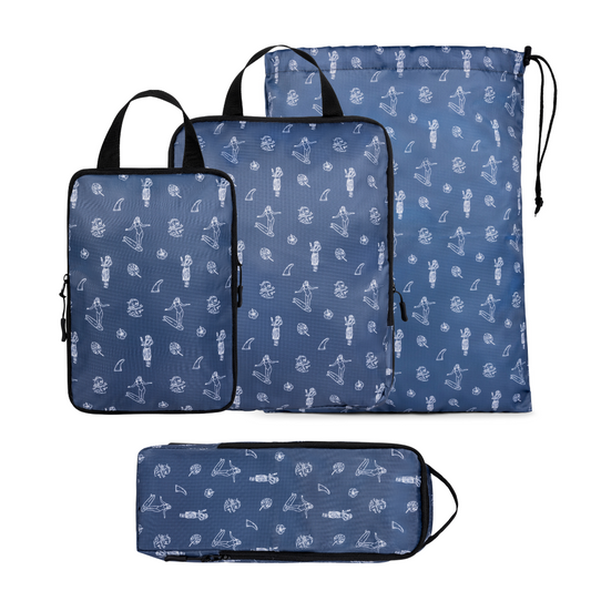 Compression Packing Cube Set Travel Luggage Organizer Bags