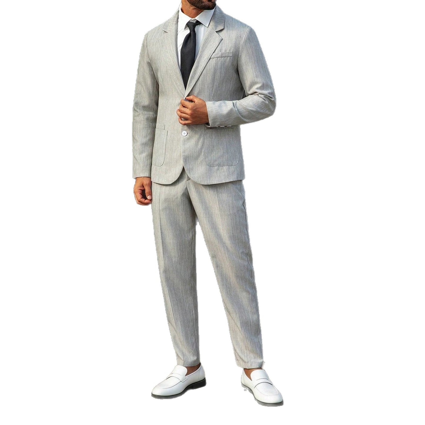 Men's Business Single Breasted Suit Set Formal