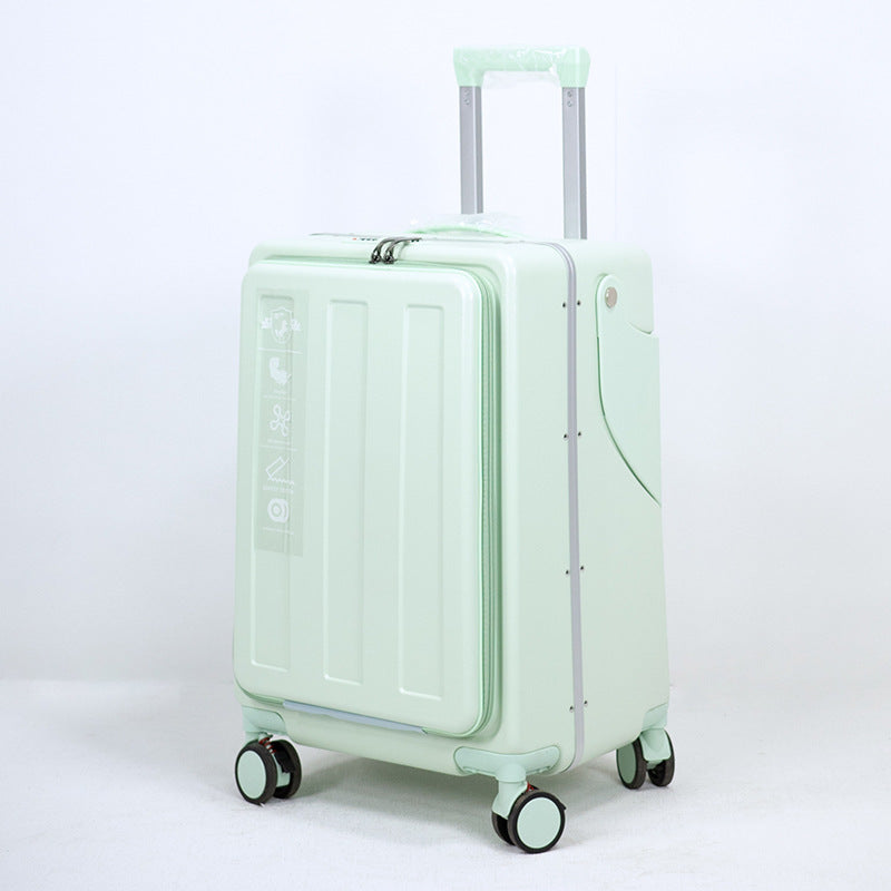 Portable Aluminum Frame Travel Luggage Drop Resistant Suitcase