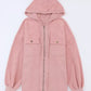 Casual Zip Up Jacket with Pockets Women's Outerwear