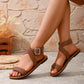 Woven Strap Buckle Sandals Women's Casual Summer Footwear