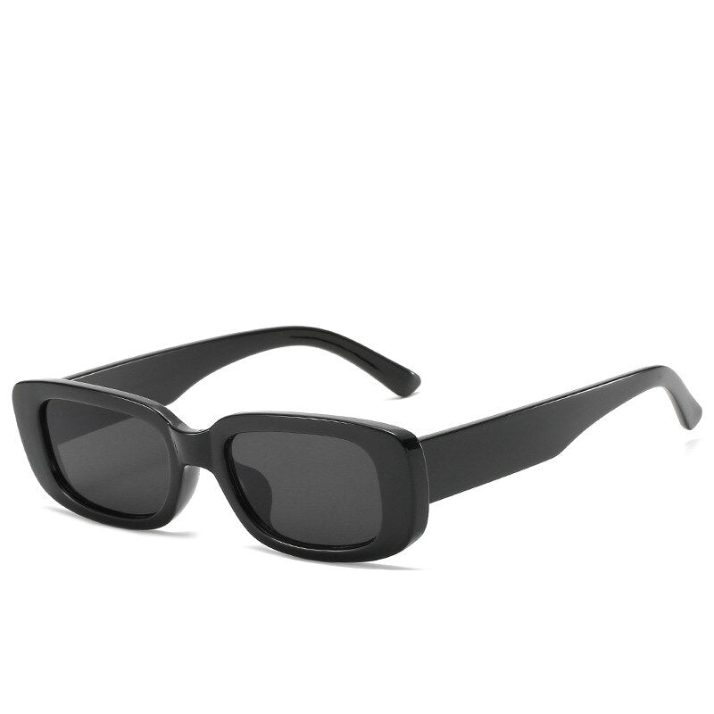 Women's Trendy Square Sunglasses Olive Green Fashion Eyewear