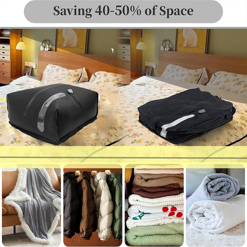 Travel Essentials Vacuum Bags Compression Packing Cubes Organizer Set