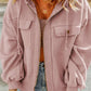 Casual Zip Up Jacket with Pockets Women's Outerwear