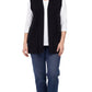 Women's Long Sleeveless Open Front Soft Shawl Collar Vest