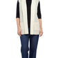 Women's Long Sleeveless Open Front Soft Shawl Collar Vest