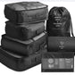 8 Piece Luggage Packing Cube Organizer Storage Bag Set
