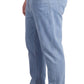Men's Pull On Denim Twill Elastic Waist Pants