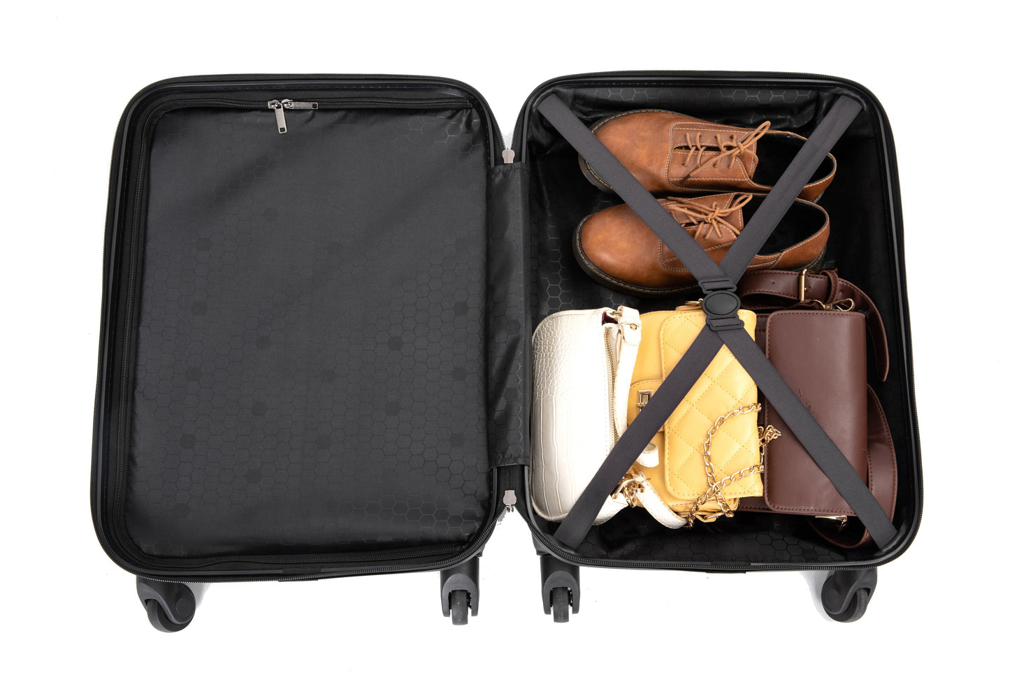 20 Inch Carry On Spinner Lightweight Travel Suitcase