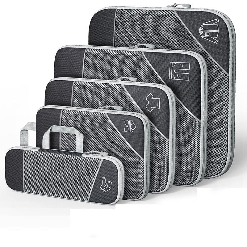 Compression Packing Cubes Set Travel Luggage Organizer Bags