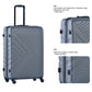 3 Piece ABS Spinner Luggage Set TSA Lock