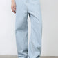 Men's Loose Fit Jeans with Pockets Casual Denim