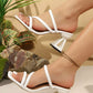 Open Toe Block Heel Sandals Women's Elegant Footwear
