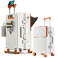 Front Opening Aluminum Frame Carry On Travel Suitcase