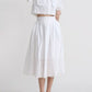 Women's Short Sleeve Shirt and Skirt Matching Set