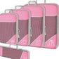 Compression Packing Cubes Set Travel Luggage Organizer Bags