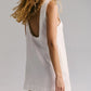 Backless Sleeveless Denim Mini Dress Women's Fashion