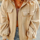 Casual Zip Up Jacket with Pockets Women's Outerwear