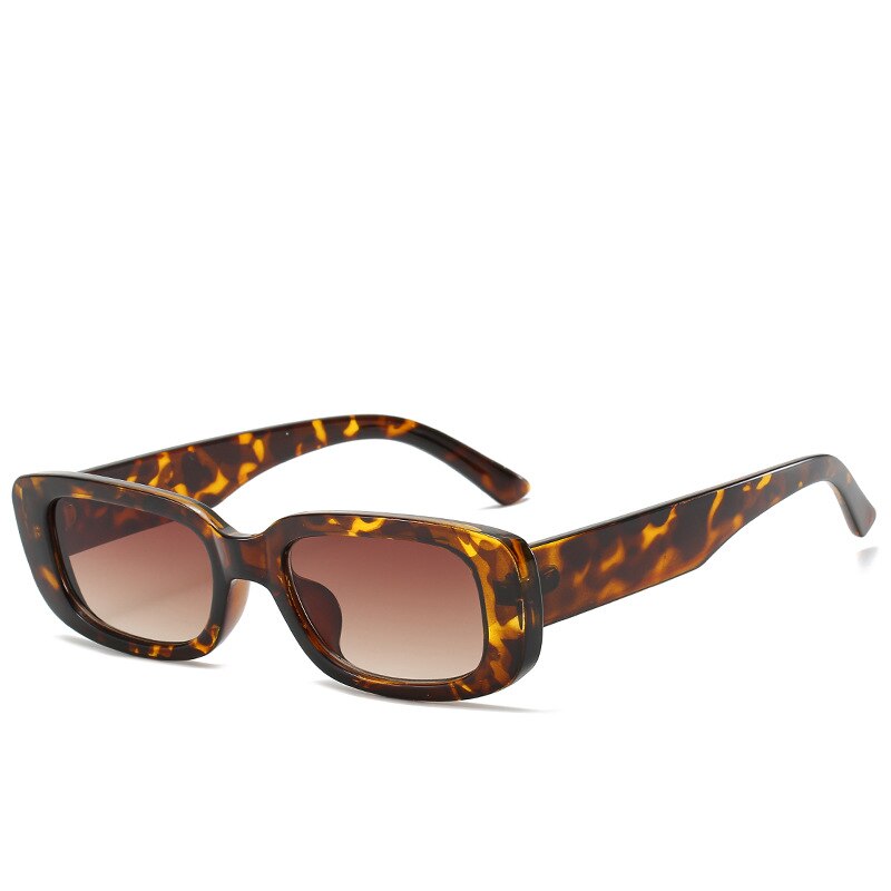 Women's Trendy Square Sunglasses Olive Green Fashion Eyewear