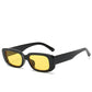 Women's Trendy Square Sunglasses Olive Green Fashion Eyewear