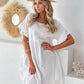 Round Neck Short Sleeve Mini Casual Women's Dress