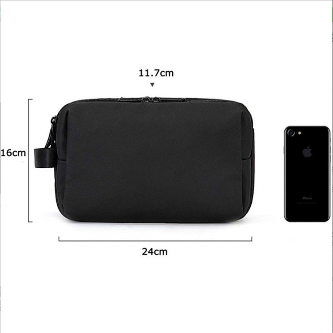 Waterproof Toiletry Makeup Organizer Travel Shaving Bag Compartments