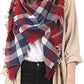 Women's Grey Brown Fashion Scarf Soft Lightweight Wrap
