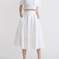 Women's Short Sleeve Shirt and Skirt Matching Set