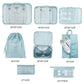 8 Piece Luggage Packing Cube Organizer Storage Bag Set