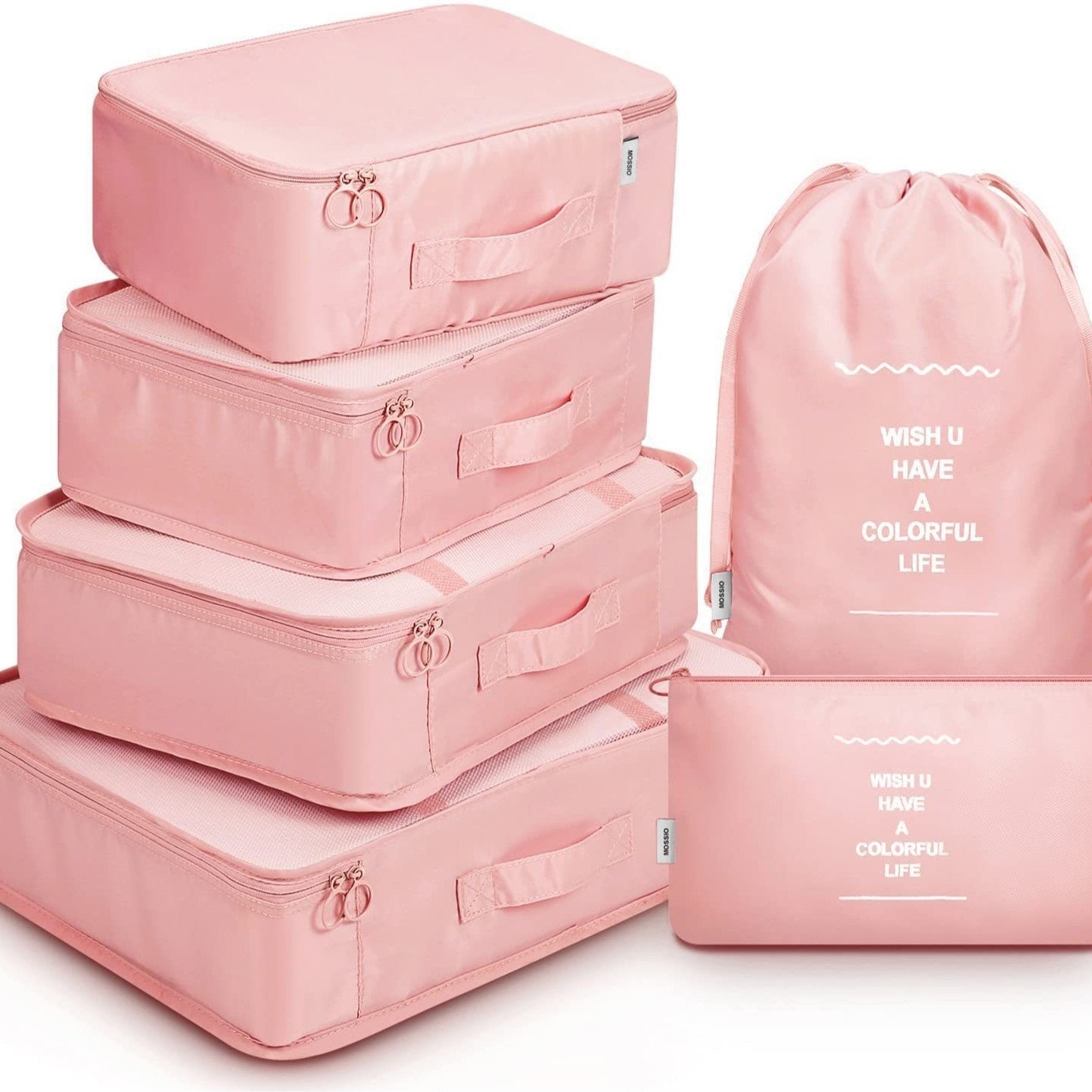 8 Piece Luggage Packing Cube Organizer Storage Bag Set