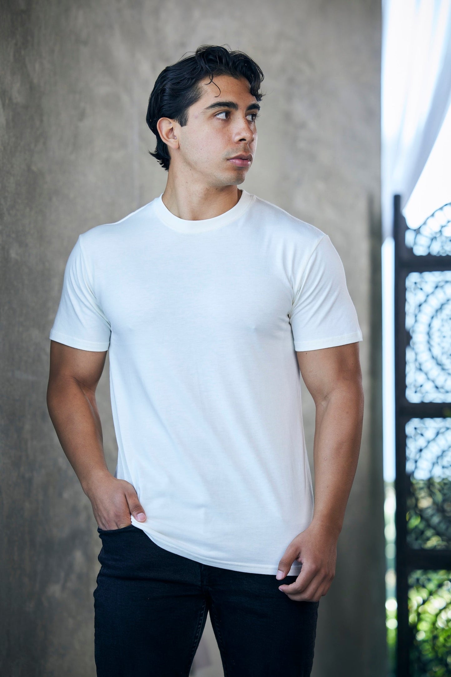 Men's Bamboo Viscose Organic Cotton Classic T Shirt