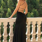 Women's One Shoulder Backless Maxi Dress Elegant