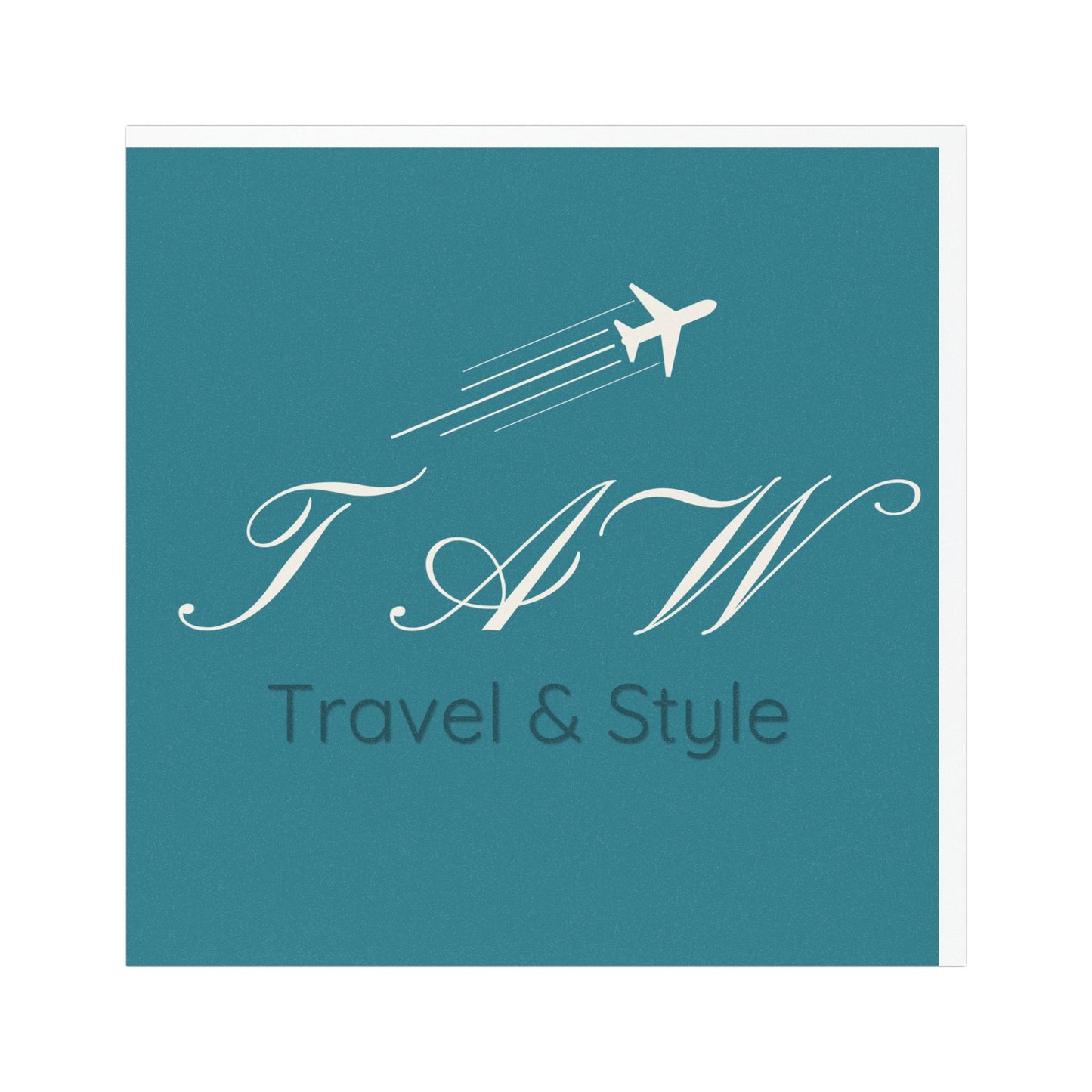 Travel & Style Car Magnet — TAW Logo Magnetic Decal for Luggage, Cars, and Travel Gear