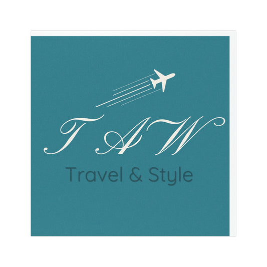 Travel & Style Car Magnet — TAW Logo Magnetic Decal for Luggage, Cars, and Travel Gear