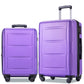 Expandable 2 Piece Spinner Luggage Set TSA Lock