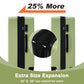 24 Inch Expandable Green Hardshell Spinner TSA Suitcase