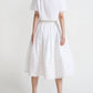 Women's Short Sleeve Shirt and Skirt Matching Set