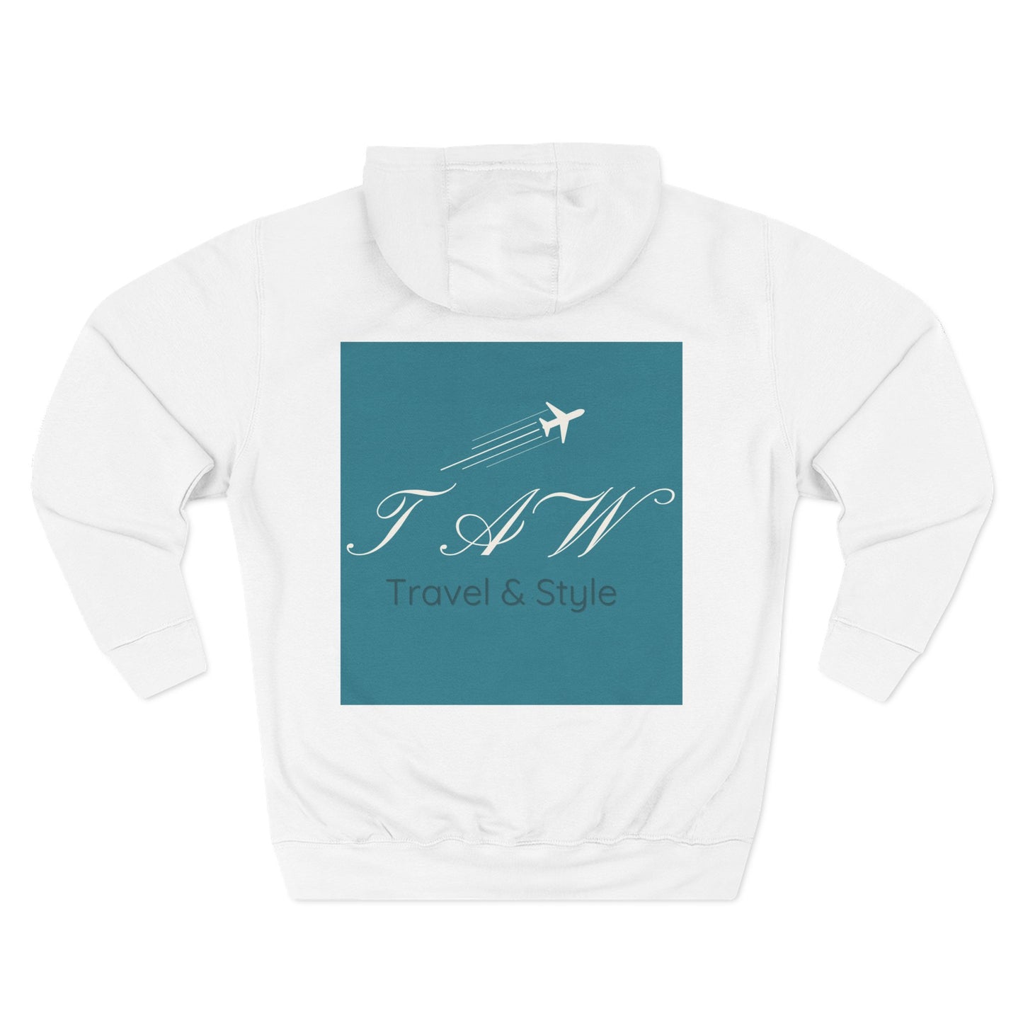 Three-Panel Fleece Hoodie