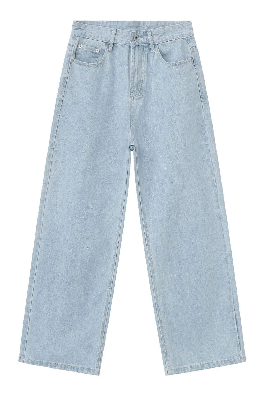 Men's Loose Fit Jeans with Pockets Casual Denim