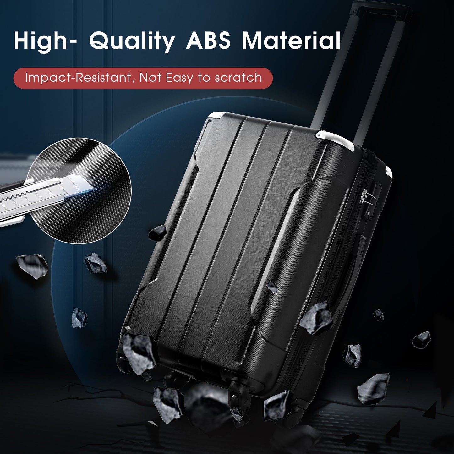 20 Inch Hardshell Spinner Carry On TSA Suitcase