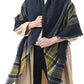Women's Grey Brown Fashion Scarf Soft Lightweight Wrap