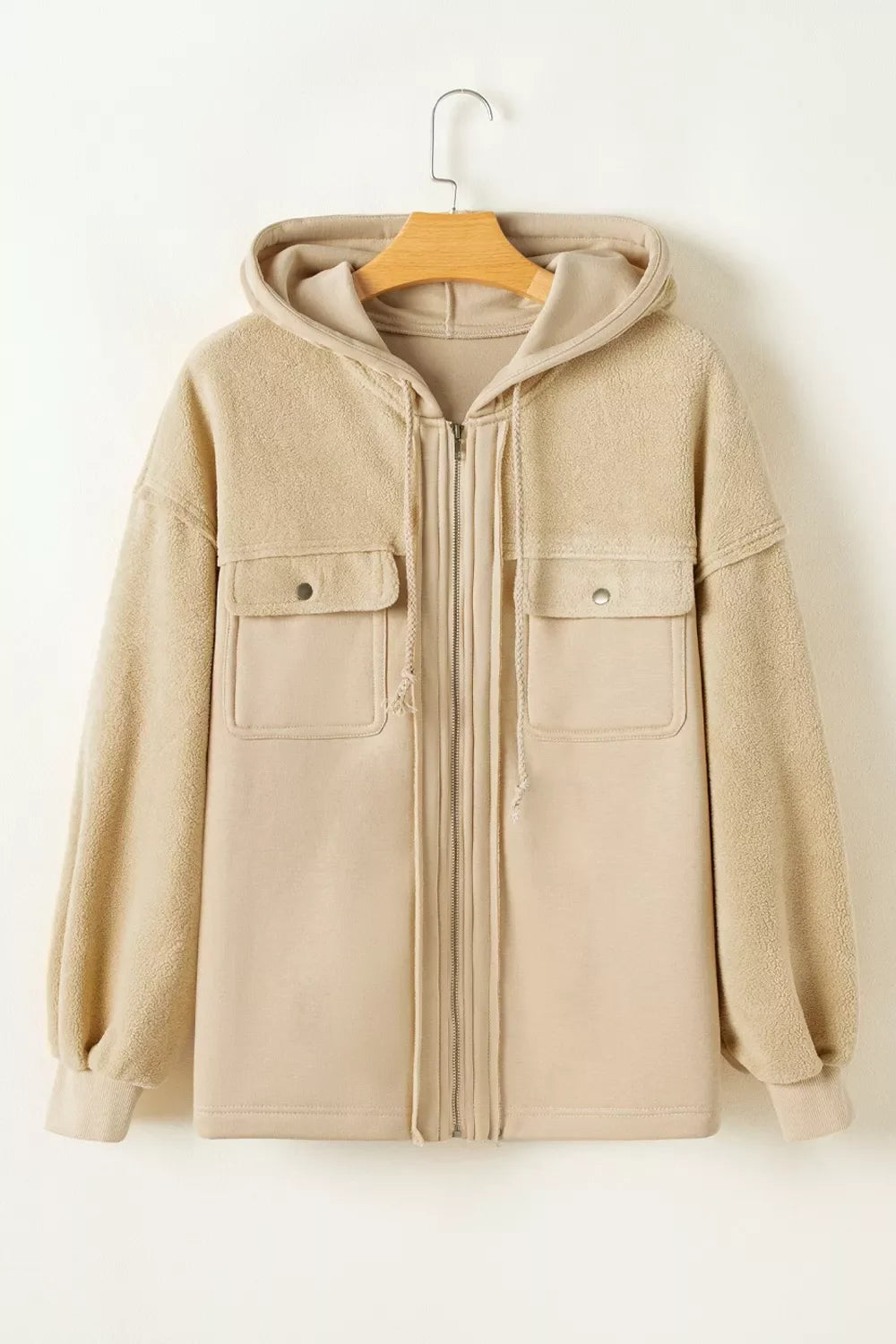 Casual Zip Up Jacket with Pockets Women's Outerwear