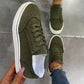 Lace Up Round Toe Women's Casual Sneakers Shoes