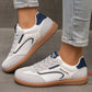 Lace Up Round Toe Casual Sneakers for Women
