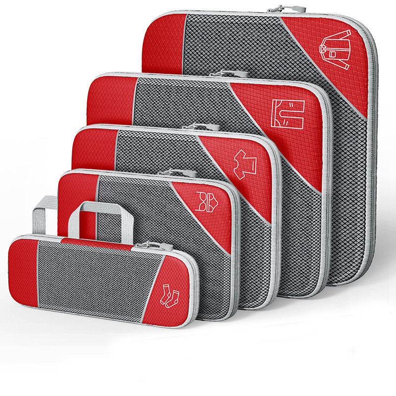 Compression Packing Cubes Set Travel Luggage Organizer Bags