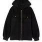 Casual Zip Up Jacket with Pockets Women's Outerwear