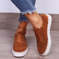 Lace Up Round Toe Women's Casual Sneakers Shoes