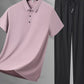 Men's Plus Size Button Polo and Pants Set