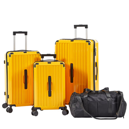 4 Piece PC ABS Luggage Set TSA Lock
