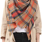 Women's Grey Brown Fashion Scarf Soft Lightweight Wrap